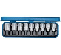 Gedore Jeu de douilles IN 19 PM 9 pièces 1/2" (12,5 mm) 6 pans intérieurs 5–17 mm