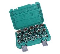 Jeu de douilles de réparation 8-36 Mm, outils d ' entraînement métriques en acier allié 21 pièces 1/2 pouces avec étui de rangement pour les besoins des travaux d ' installation