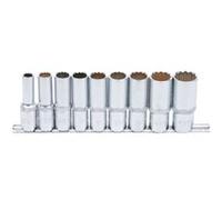 Jeu de douilles douze pans longues BGS TECHNIC - 12,5 mm - 9 pcs - 5253 G