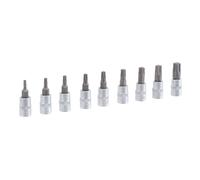 Jeu de douilles embout type Torx carré - 1/4"