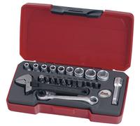Jeu de douilles & embouts 1/4 4-13mm 23 pcs Teng Tools T1423
