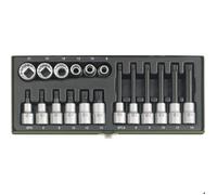 Proxxon Proxxon Jeu de clés à douilles spéciales pour vis à denture multiple XZN, 18 pcs. Quantité:1