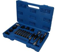 Jeu de Douilles et Cliquets pour Alternateurs BT571020-18 Outils dont Embouts Spéciaux pour Alternateurs - Adaptateur Spécial pour Réparation Automobile - Tous Types de Voitures - BRILLIANT TOOLS