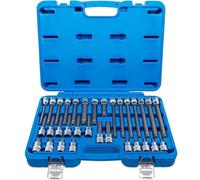 Jeu de Douilles et Embouts 1/2 32 pcs - Profil Cannelé pour Ribe - Polyvalence et Précision, Acier - D-Work