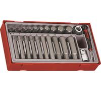 Jeu De Douilles Et Embouts 6 Pans 1/2'' Tthex 23 Pcs.