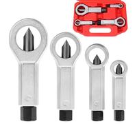 Jeu de douilles extractrices de vis, 4 pièces, de 9 à 27 mm, avec coffret