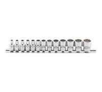 BGS technic - Jeu de douilles Gear Lock 2150 - 6,3 mm (1/4") - 13 pièces