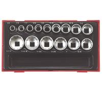 Jeu de douilles AF TT1 tray 1/2 12 pans de 3/8 à 11/4 15 pièces Teng Tools TT1215AF