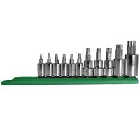 Jeu de douilles Torx Plus, 11 pièces, chromées, en acier S2