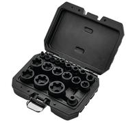 Jeu De Douilles Torx Plus Externes Draper 19 Pièces 1/4" 3/8" 1/2" 07128