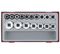 Jeu de douilles TT1 tray 1/2 10-32mm 17 pièces 6 pans Teng Tools TT1217-6