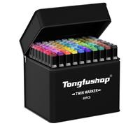 Jeu de feutres, ensemble de 80 + 2 couleurs, marqueurs à double embout