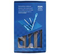 PFERD Jeu de limes d'usinage WRU 11801532 - 5 pièces, coupe 2, 200 mm, pochette plastique