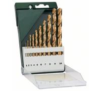 Jeu de forets à métaux DIY Bosch HSS-TIN 1-10mm