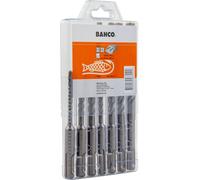 Jeu de forets Bahco pour béton armé SDS-plus 4C - 7 pièces