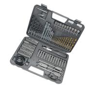 Jeu de forets en métal pour acier - Kit d'outils en acier à haute résistance - Perçage avec foret hélicoïdal pour céramique, travail du bois, travaux de métal, maçonnerie, menuiserie, bricolage