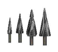Jeu de forets étagés, Compatible avec XCAN, 4-12mm,6-30mm | Foret Conique Étagé HSS En Cobalt, Coupe-trou For Le Perçage Du Bois Et Du Métal, Comprend Une Taille De 4 À 20/32mm(4 pcs)