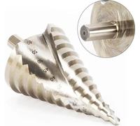 Jeu de forets étagés HSS - Forets coniques - 6–60 mm - Pour l'acier inoxydable, le métal, le bois, le plastique