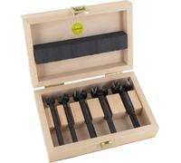 Jeu de forets forestiers Famag, 5 pièces, à mises rapportées en carbure, diamètres de tige 15,20,25,30,35mm, dans un coffret en bois - 1663505