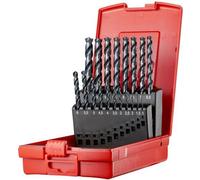 Jeu de forets hélicoïdaux A188 DIN 338 Type W D.1-10x0,5mm HSS 19pcs. cu.-cass.DORMER