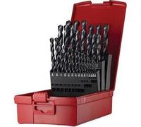 Jeu de forets hélicoïdaux A190 DIN 338 type N, D.1/16-1/2" x 1/64", HSS, 29 pièces, coffret en plastique