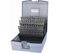 Jeu de forets hélicoïdaux RUKO DIN 338 type N, HSS-G dans un coffret en plastique - 41 pièces - 214218RO