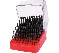 Jeu de forets hélicoïdaux RUKO DIN 338 type N HSS R dans un coffret industriel Ø 1,0 mm à 10,0 mm x 0,1 mm