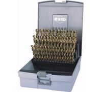 Jeu de forets hélicoïdaux RUKO DIN 338 type VA, HSSE-Co 5 dans un coffret en plastique - 41 pièces - 215218RO