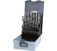 Jeu de forets hélicoïdaux RUKO DIN 338 type VA HSSE Co 8 dans un coffret en plastique (ABS) 25 pièces