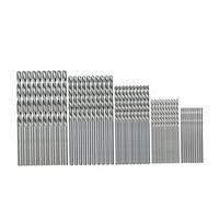 Jeu de forets HSS Twist tige droite forets en acier rapide pour métal 1mm 1.5mm 2mm 2.5mm 3mm pour métal bois plastique 50 pièces