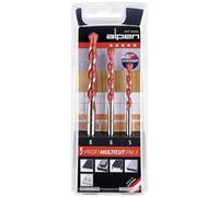 Jeu de forets polyvalents 3 pièces Alpen MultiCut 100703100
