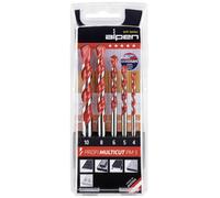 Jeu de forets polyvalents 5 pièces Alpen MultiCut 100705100
