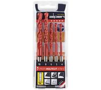 Jeu de forets polyvalents 5 pièces Alpen MultiCut 100805100
