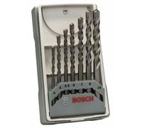 Jeu de forets pour béton 7 pièces tige cylindrique Bosch Accessories 2607017083 1 set