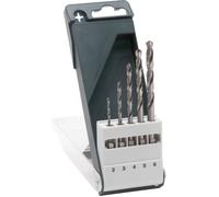 Jeu de forets pour le métal Bosch Accessories 2609255127 HSS 5 pièces 2 mm, 3 mm, 4 mm, 5 mm, 6 mm meulé DIN 338 1/4 (6,3 mm) 1 set