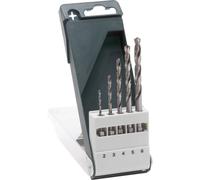 Jeu de forets pour le métal Bosch Accessories 2609255127 HSS 5 pièces 2 mm, 3 mm, 4 mm, 5 mm, 6 mm meulé DIN 338 1/4\ (6,3 mm)