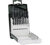 Jeu de forets pour le métal Bosch Accessories HSS 2609255131 19 pièces 1 mm, 1.5 mm, 2 mm, 2.5 mm, 3 mm, 3.5 mm, 4 mm, 4.5 mm