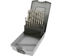 Jeu de forets pour le métal Heller 29384 6 HSS-Co 5 19 pièces Cobalt, meulé DIN 338 tige cylindrique 1 set