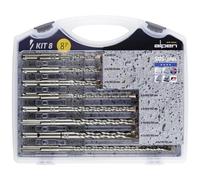 Jeu de forets pour marteau-perforateur 8 pièces SDS-Plus Alpen 80704100100 1 set