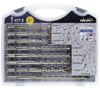 Jeu de forets pour marteau-perforateur 8 pièces SDS-Plus Alpen 80704100100 1 set
