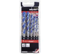 Jeu de forets spécial granite 5 pièces tige cylindrique Alpen 25700005100 1 set