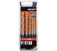 Jeu de forets spécial tuiles 5 pièces tige cylindrique Alpen 200705100 1 set
