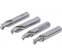 Jeu de Fraises 4 pcs - Pour Art. 3205 - Acier, Précision et Durabilité, Pro - D-Work