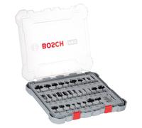 Jeu de fraises Bosch PRO mixtes, 30 pièces, tige de 6,35 mm (2607017476) pour défonceuses et toupies à chanfreiner