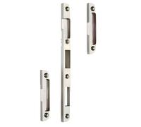 Jeu de gâche 16mm pour serrure 10500 gauche - VACHETTE - 16705000 Noir G
