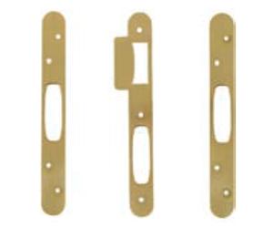 Jeu de gâches plates 100R pour 5000T204 VACHETTE - Trou oblong - 16536000