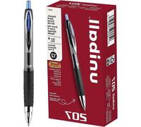 Jeu de gelpen - Stylos à roller - Écrire des documents - Encre de prévention de la fraude - 12 Pcs - Bleu