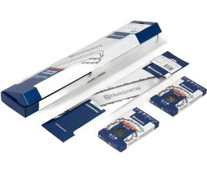 Jeu de guide + 2 chaînes Husqvarna 325 1.5 72 maillons S35G ORIGINAL