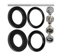 Jeu de joints de rechange Mix, 100 pièces, pour G 1/2" et 3/4" pouces, compatible avec les raccords de robinet Gardena 21 et 26,5 mm, caoutchouc, joint torique avec Ø 16 x 11, 22,3 x 17 mm