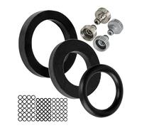 Jeu de joints de rechange Mix, 75 pièces, pour pièces de système G 1/2" pouce, compatible avec les raccords de robinet Gardena 21 mm, 18200, 18240, 18220, 15273, caoutchouc, Ø 16 x 11 joints toriques